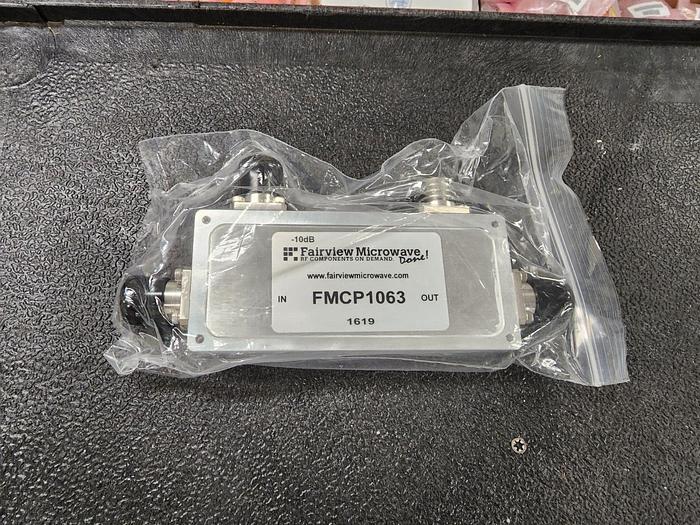 Fairview Microwave FMCP1063 Directional Coupler 4.1/9.5 10dB NEW! 698-2.7GHz.