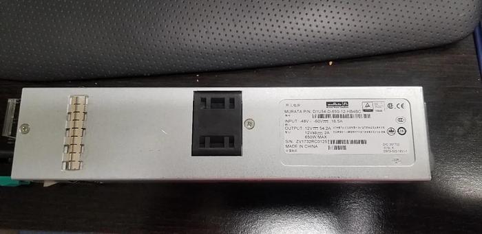 Used MURATA  D1U54-D-650-12-HB4BC  650 Watt Power Supply