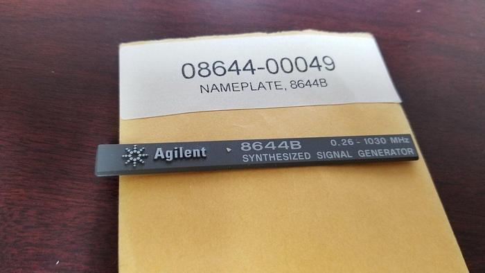 Agilent 8644B Name Plate NEW!