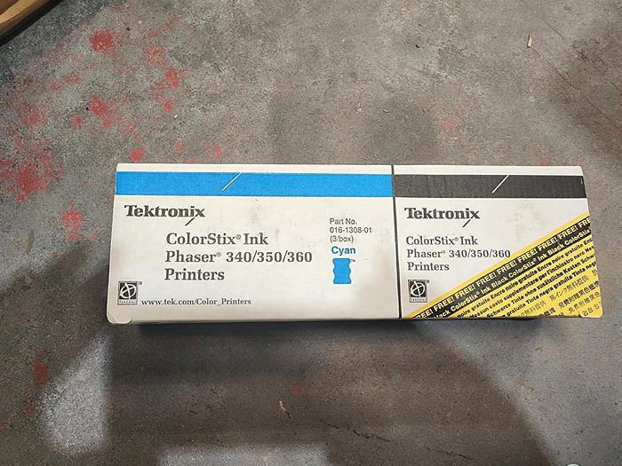Tektronix Phaser 340/350/360 Colorstix Ink 3-Cyan 2-Black NEW!