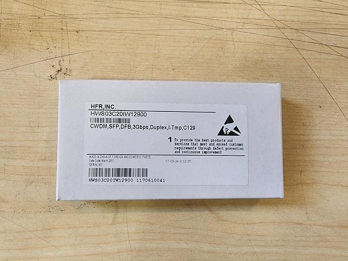 Used HFR, Inc. HWS03C20IW12900 SFP Module NEW!