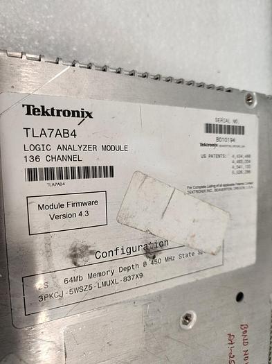 Used Tektronix TLA7AB4 136 Channel Logic Analyzer Module Unit 8