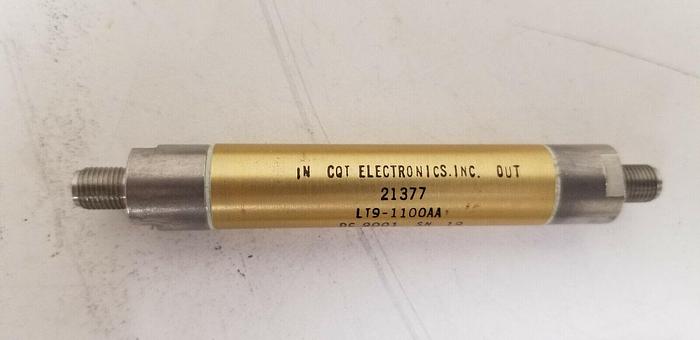Used CQT Electronics LT9-1100AA Band Pass Filter