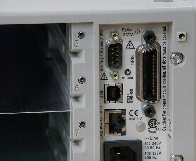 Used Agilent 34980A Multifunction Switch/Measure Unit NON-DMM