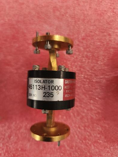 Used HUGHES 45113H-1000 WR19 40-60GHz Waveguide Isolator Unit #2