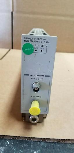 Used HP 70903A IF Section 100kHz-3MHz Tested Good Unit #5
