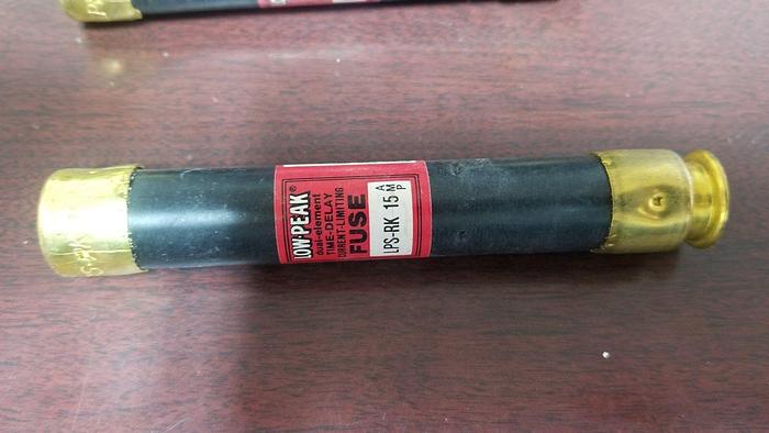 Used Bussman LPS-RK 15 AMP 600V Fuse