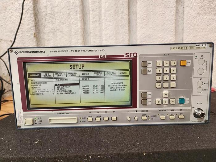 Used Rohde & Schwarz SFQ TV Test Transmitter