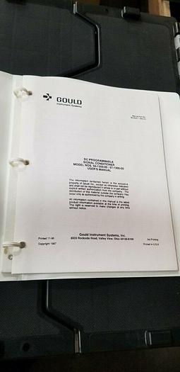 Used Gould 56-1300-00/57-1300-00 DC Programmable Signal Conditioner User Manual