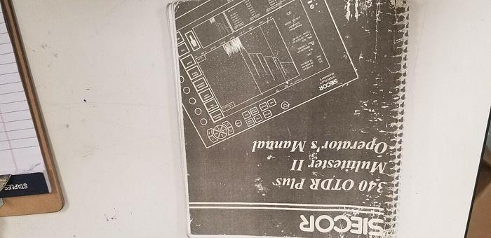 Used Siecor 340 OTDR PLUS Multitester II with 340M-5710 Module READ!