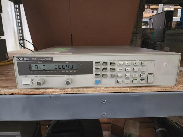 Used HP/Agilent 6643A System DC Power Supply 0-35V/0-6A Unit A