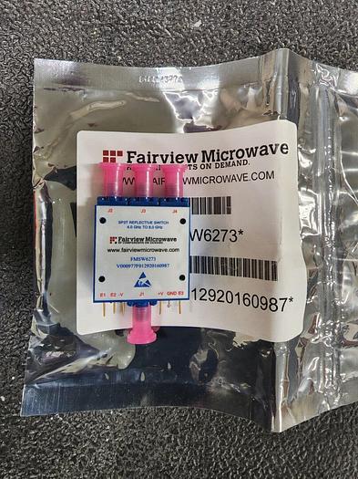 Fairview Microwave FMSW6273 SP3T 4-8GHz Pin Diode Switch NEW!!