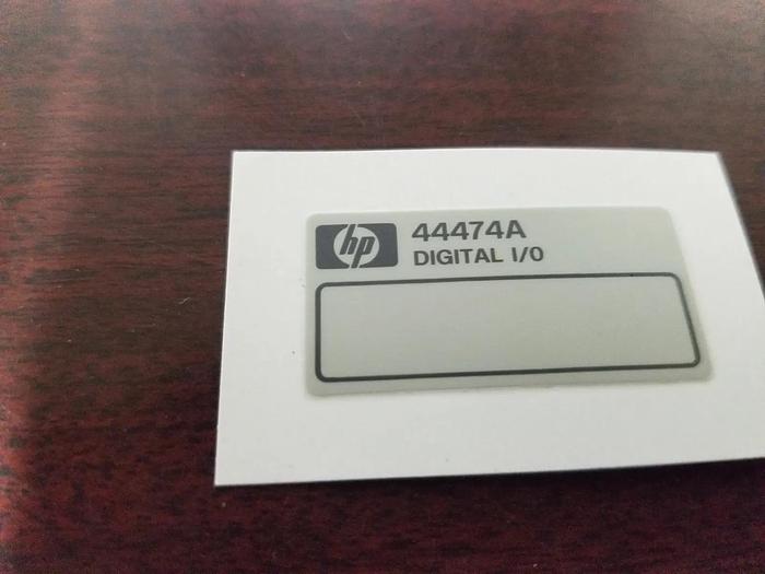 HP 44474A Label NEW!