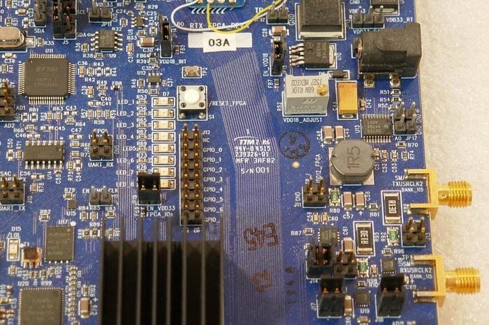 Used Spectra RTX_FPGA_REVA Test Fixture/Circuit Board