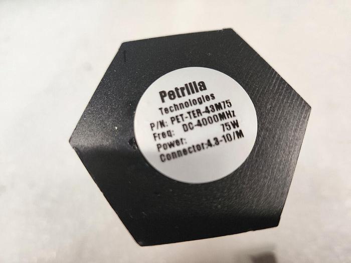 Petrilla PET-TER-43M 75W 50 Ohm DC-4000MHz Load/Termination 4.3-10M NEW!