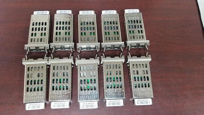 Used CISCO CVR-X2-SFP TwinGig Converter Module V02 Lot of 10