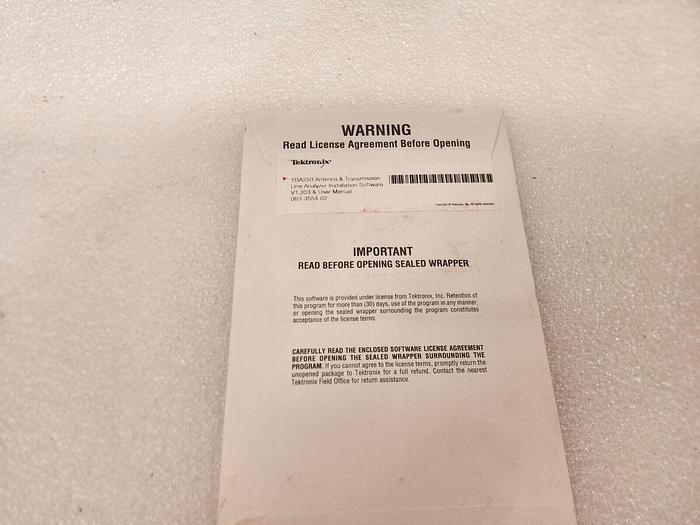 Used Tektronix YBA250 Installation Software Sealed