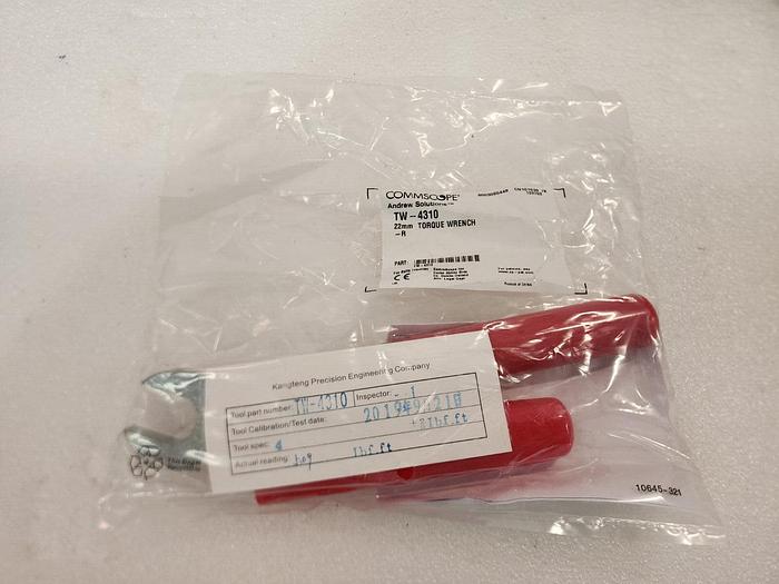Andrew/Commscope TW-4310 22mm Torque Wrench NEW!