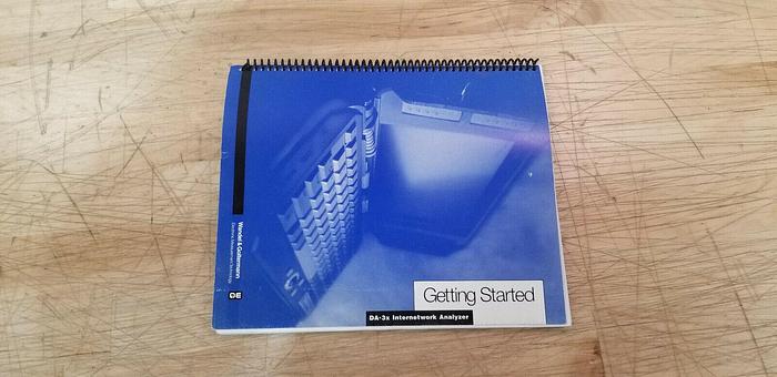 Used Wandel & Goltermann DA-3X Internetwork Analyzer Getting Started Guide