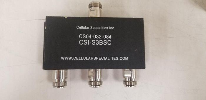Used Cellular Specialties CSI-S3BSC Power Divider