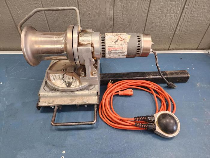 Used AB CHANCE 308-1170 Capstan 1000 Pound Hoist COMPLETE! Unit #2