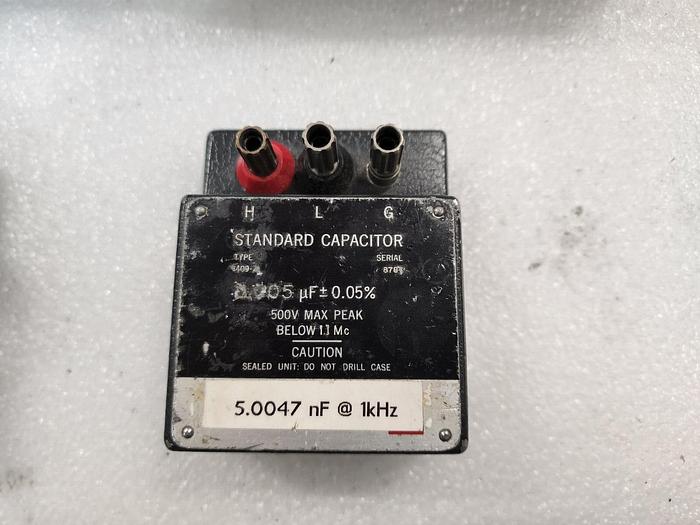 Used GenRad 1409-R Standard Capacitor 0.05uf+/-.05% Unit #2