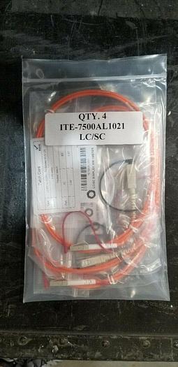FiberTools LC/SC Simplex MM 1 Meter Cables with DATA Lot of 4 NEW!