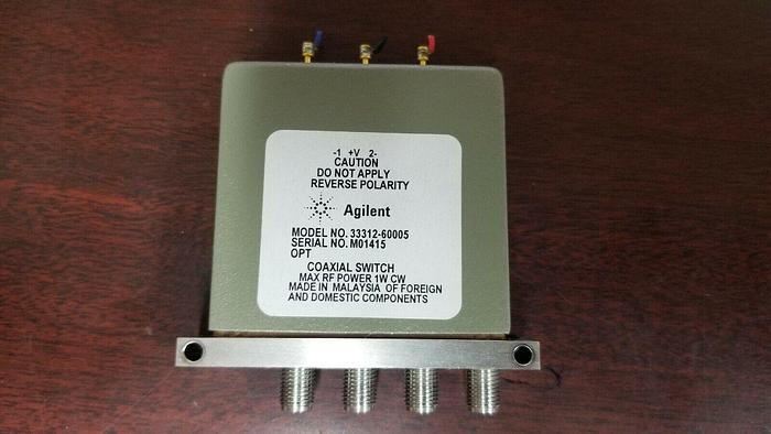 Used Agilent 33312-60005 RF Coaxial Switch Good!!