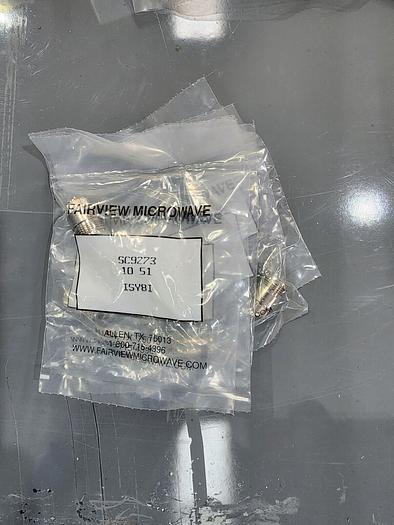 Fairview Microwave SC9273 Type N Female Pressmount Connector Lot of 5 NEW!