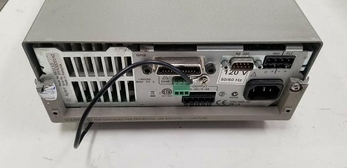 Used Agilent 66311D Mobile Communications DC Source 0-15V,0-3A,5A Peak Unit #1