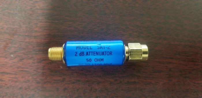 Used Mini-Circuits SAT-2  2dB 50 Ohm Attenuator DC-1500MHz