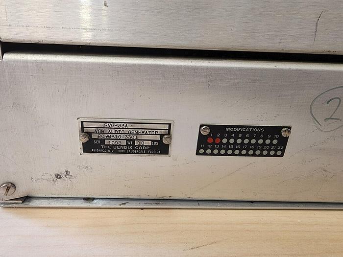 Used BENDIX RVG-33A VOR Audio Generator