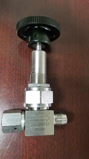 Nupro SS-BNV51-VCR4 Valve New Out of Box