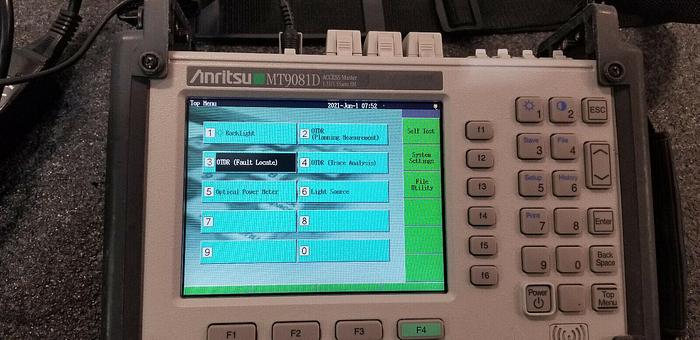 Used Anritsu MT9081D Access Master Time Domain Reflectometer 1.31/1.55um Sm Unit #2