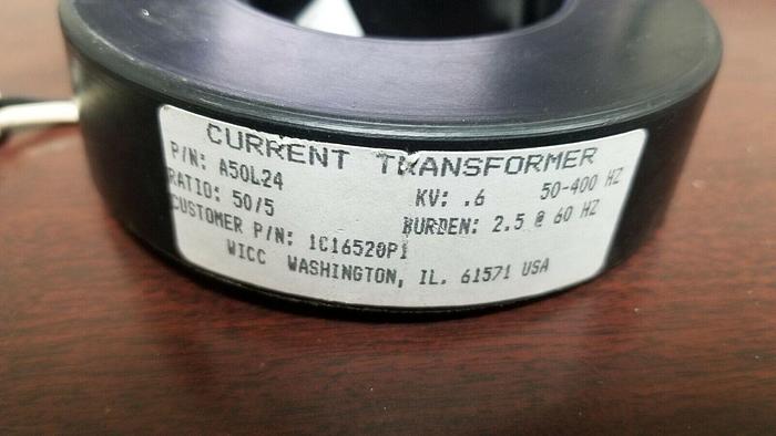 Used WICC A50L24 Current Transformer 50/5