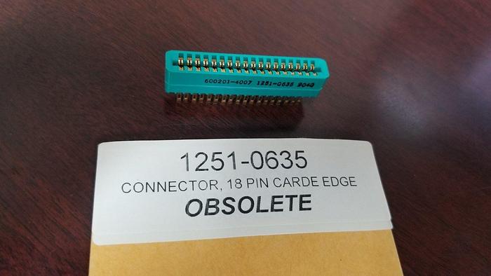 HP 1251-0635 18 PIN Card Edge Connector NEW!