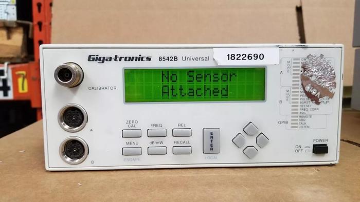 Used Gigatronics 8542B Universal Power Meter Option 01 Untested