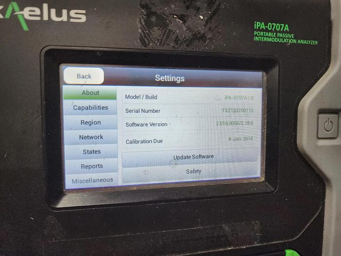 Used KAELUS IPA-0707A Portable PIM Analyzer Unit #4 READ!!
