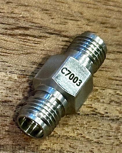 CentricRF C7003 2.92mm 40GHz Adapter Female to Female VSWR 1.25 5/16 Hex Nut