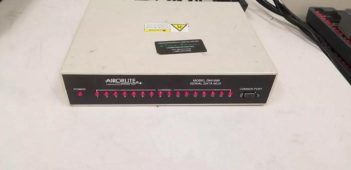 Used AIROLITE DM1000 Serial Data MUX Unit #1