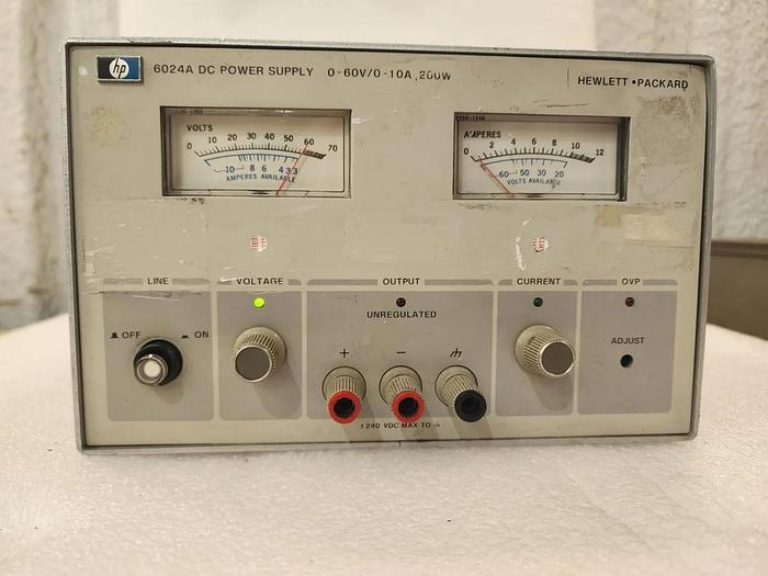 Used HP/Agilent 6024A DC Power Supply 0-60V/0-10A/200W