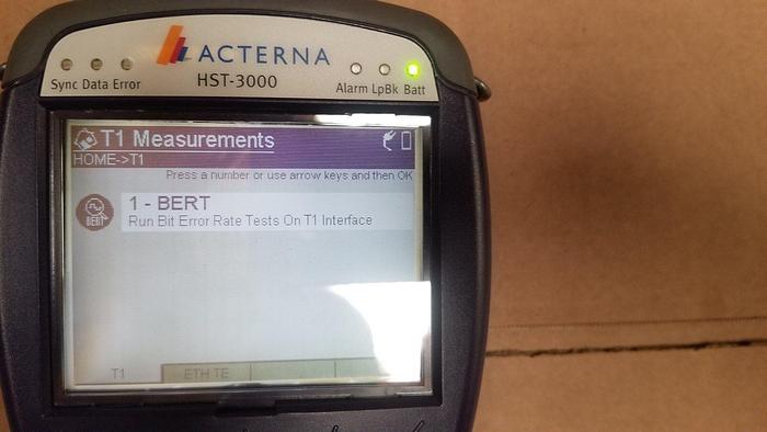 Used JDSU/Acterna/VIAVI HST-3000 with SIM T1 Module Unit #41