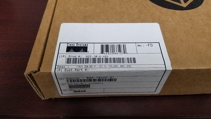 Cisco WIC-1B-U-V2= (800-19400-01) NEW OPEN BOX!