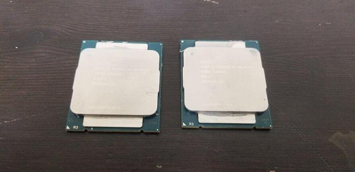 Used Intel XEON E5-2618LV3 SR200 2.30GHz CPU Lot of 2