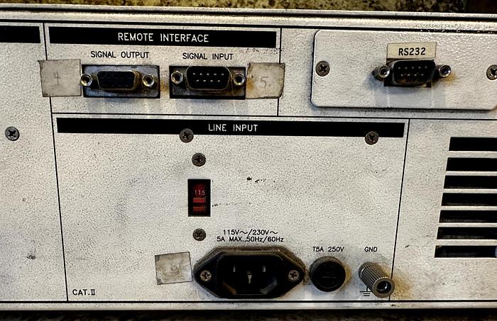 Used Associated Research 7520DT AC Withstand Voltage Tester Ver 7.2 *REPAIR*