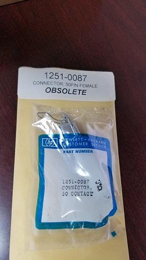 HP 1251-0087 50 Pin Female Connector NEW!