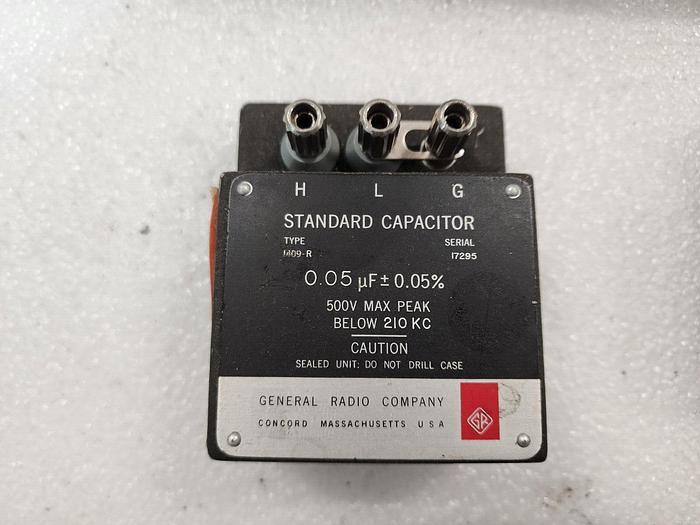 Used GenRad 1409-R Standard Capacitor 0.05uf+/-.05% Unit #1