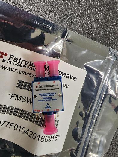 Fairview Microwave FMSW6268 SPDT 12-18GHz Pin Diode Switch NEW!!