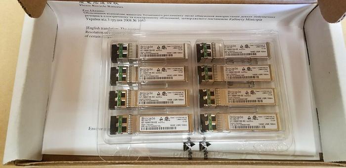 Used Brocade 57-1000130-02 10GE-USR SFP Modules Lot of 8 NEW!!!