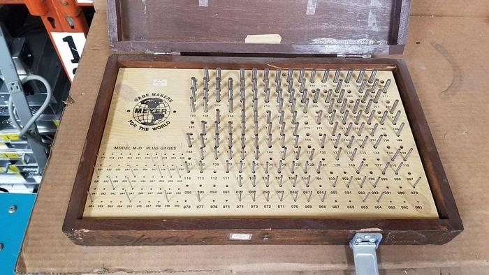 Used MEYER .061/.250 Pin Gage Set